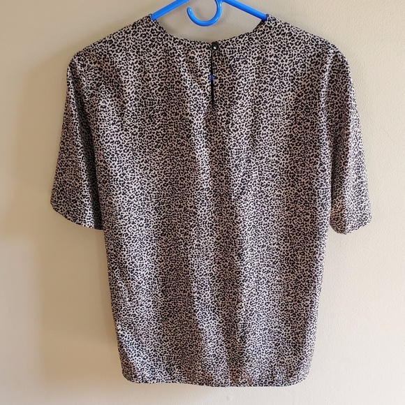 Vintage Cheetah Print Top sz S - Picture 7 of 10